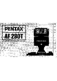 Pentax AF 280 T manual. Camera Instructions.